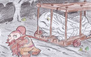 Отлов диких крокодилов. Арт от kruggsmash